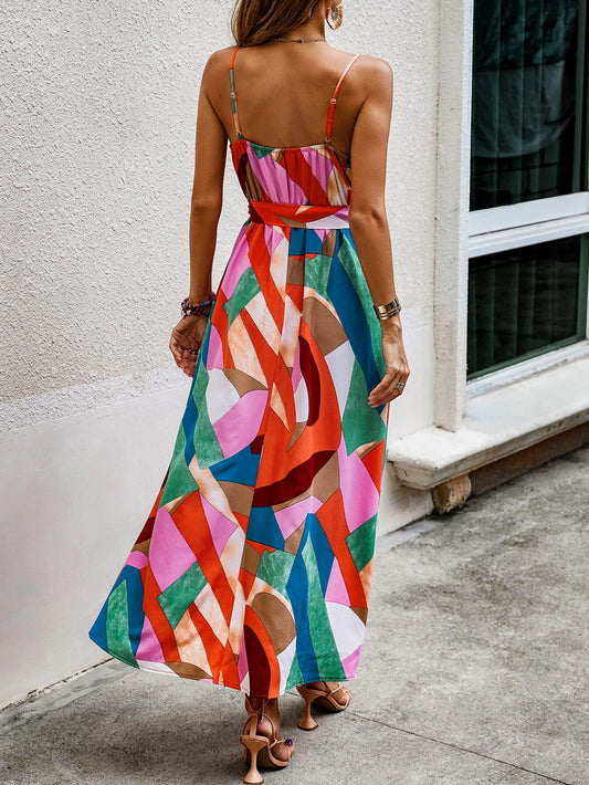 Summer women's suspender dress